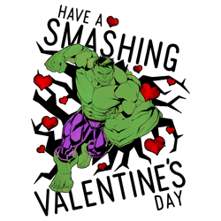 Marvel Hulk Have A Smashing Valentines Day PNG