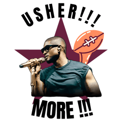 Super Bowl Usher More Halftime Show PNG