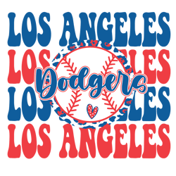 Los Angeles Dodgers Baseball Mlb SVG