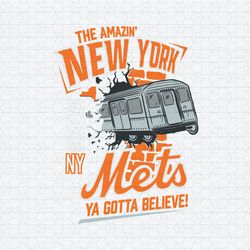 The Amazin New York Mets Ya Gotta Believe SVG