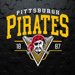 Vintage Pittsburgh Pirates Est 1887 SVG