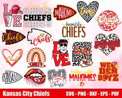 18 Files Kansas City Chiefs Svg Bundle, Kansas City Chiefs Logo Svg
