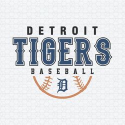 Mlb Detroit Tigers Baseball Logo SVG