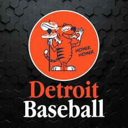 Detroit Baseball Pizza Spear Home Homer SVG