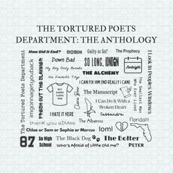 The Tortured Poets Department The Anthology SVG