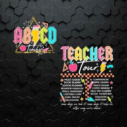 Retro The Teacher Tour Multi Taskin PNG