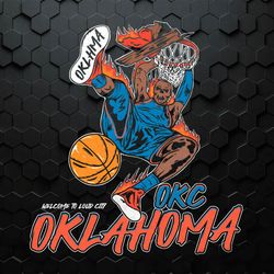 Welcome To Loud City Oklahoma Basketball PNG