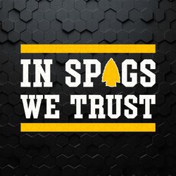Kc Football In Spags We Trust SVG