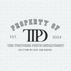 Property Of The Tortured Poets Department SVG