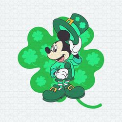 Retro St Patrick's Day Mickey SVG