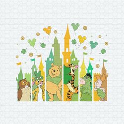 Winnie The Pooh Friend Disneyland Castle PNG