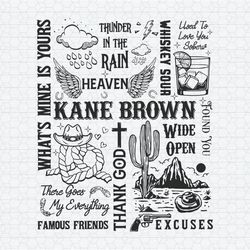 Kane Brown Whats My Is Your SVG