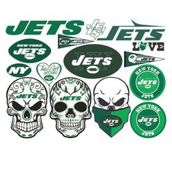 15 Files New York Jets Bundle Logo SVG Jets Nfl Football Team SVG Jets Lovers SVG