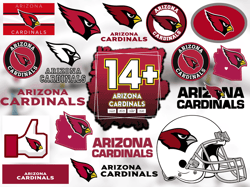 15 Files Arizona Cardinals Football Svg Bundle, Cardinals Logo Svg, Arizona Cardinals Lovers
