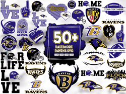 57 Files Baltimore Ravens SVG File, Ravens SVG Bundle File, Nfl Team Logo