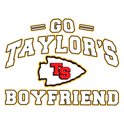 Funny Ts Fans Svg, Go Taylor's Boyfriend Chiefs Svg