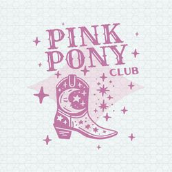 Pink Pony Club Chappell Roan Cowgirl Boots SVG