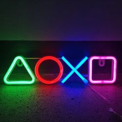 LED Game Symbols Neon Lamp Festival Atmosphere Decoration Neon Light Glowing For KTV Bar Party Bedroom Wall Decor