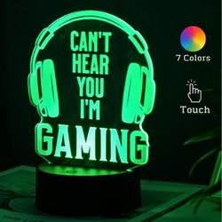 USB cable touch 7 colors 3d night light restaurant bar illusion desktop music acrylic decorative bedside smal table lamp