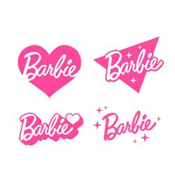 barie logo bundle svg barbie doll svg digital file