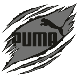 Ripped Puma Logo Svg , Ripped Logo Svg, Fashion Logo Svg, Famous Brand Logo Svg