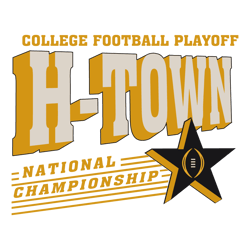 College Football Playoff H Town National Championship SVG