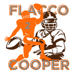 Vintage Joe Flacco Cooper Cleveland Player SVG