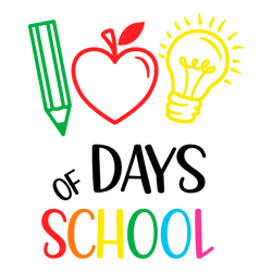100 Days Of School Funny Teacher SVG