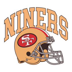 San Francisco 49ers Niners Helmet SVG