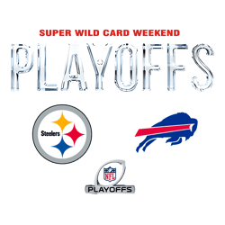 Steelers Vs Bills 2023 Super Wild Card Playoffs PNG