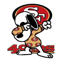 Funny San Francisco 49ers Snoopy SVG