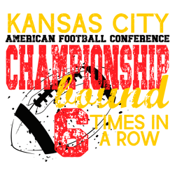 Kansas City American Football Conference Championship SVG