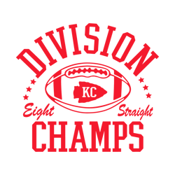 Kc Division Eight Straight Champs SVG