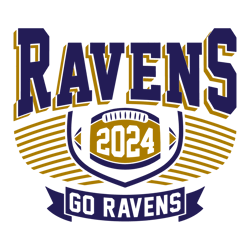 Nfl Football Go Ravens 2024 SVG