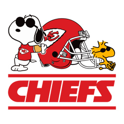 Kansas City Chiefs Snoopy And Woodstock SVG