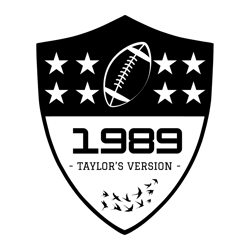 Retro 1989 Taylors Version Football SVG