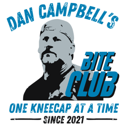 Dan Campbells Bite Club One Kneecap At A Time SVG