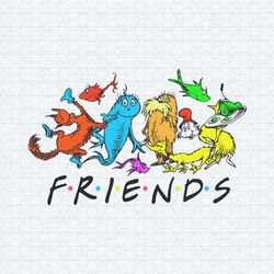 Friends Dr Seuss Cat In The Hat SVG