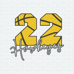 Iowa Hawkeyes Womens Basketball 22 SVG