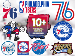 10 Files Philadelphia 76ers Svg Bundle, 76ers Logo Svg, 76ers Vector