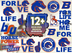 12 Files Boise State Broncos Football Svg Bundle, Boise State Logo Svg