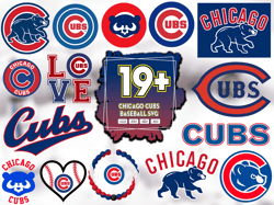 Chicago Cubs Baseball Svg Bundle, Chicago Cubs Vector, Chicago Cubs Lovers