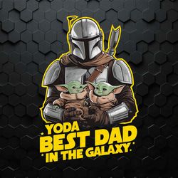 Star Wars Yoda Best Dad In The Galaxy PNG