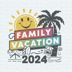 Retro Family Vacation 2024 SVG