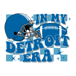 In My Detroit Era Football Helmet SVG