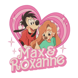 Max And Roxanne Pink Doll Heart PNG