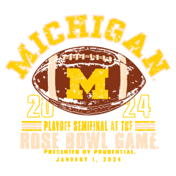 Michigan Playoff Semifinal At The Rose Bowl Game SVG Untitled1