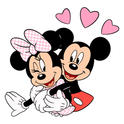 Vintage Disney Couple Mickey And Minnie SVG