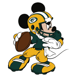 Green Bay Packers Nfl Mickey Mouse SVG1