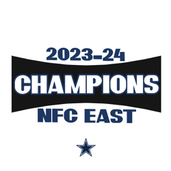 Nfc East Champion Dallas Cowboys SVG1